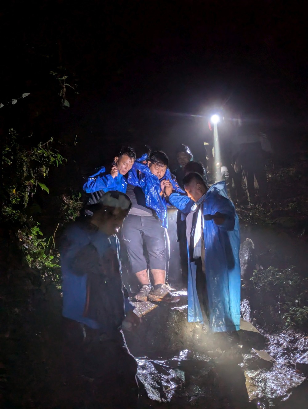 Tourist rescued after 100-ft fall along Dzükou Valley route